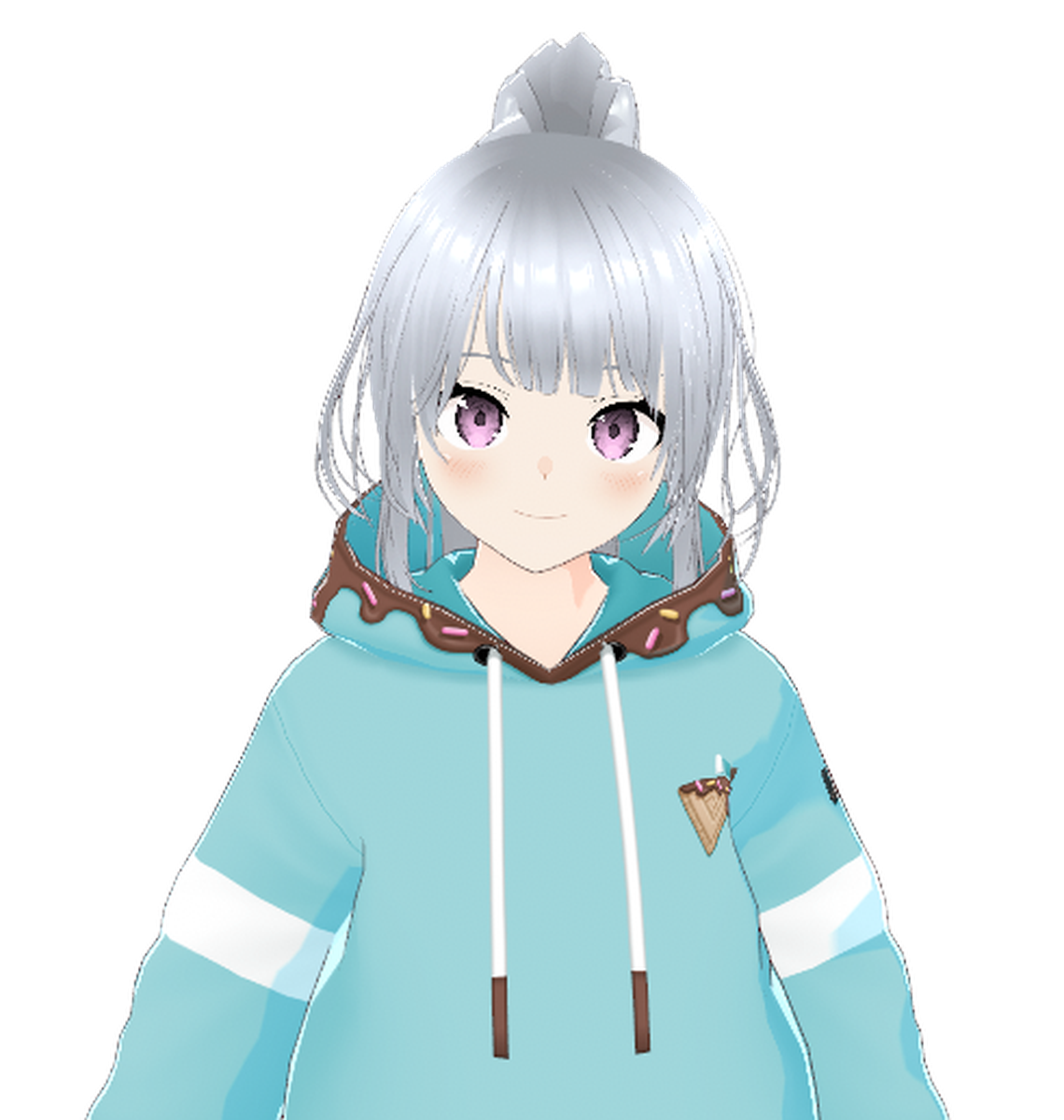 ラクルゥの立ち絵（ポーズ1）