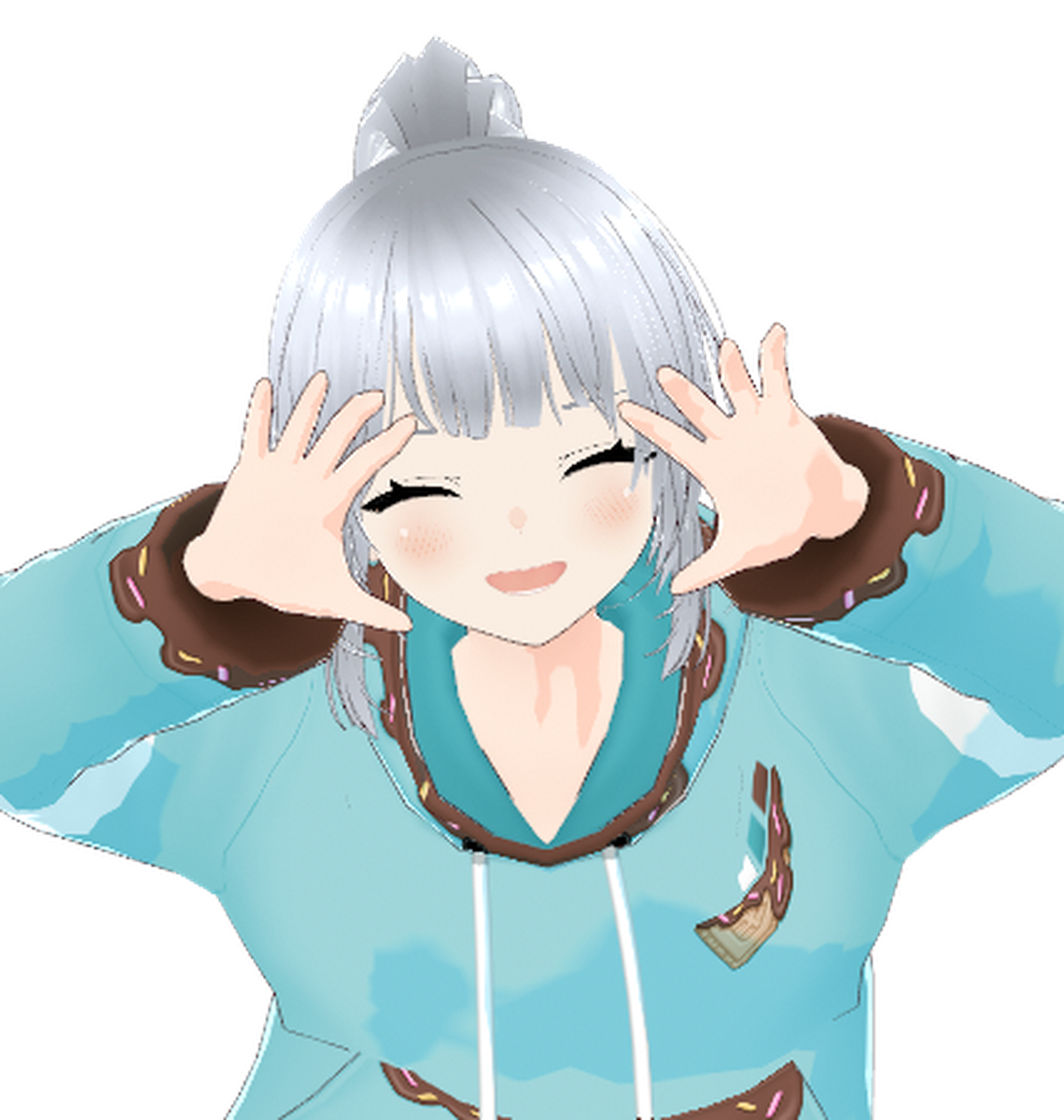 ラクルゥの立ち絵（ポーズ4）